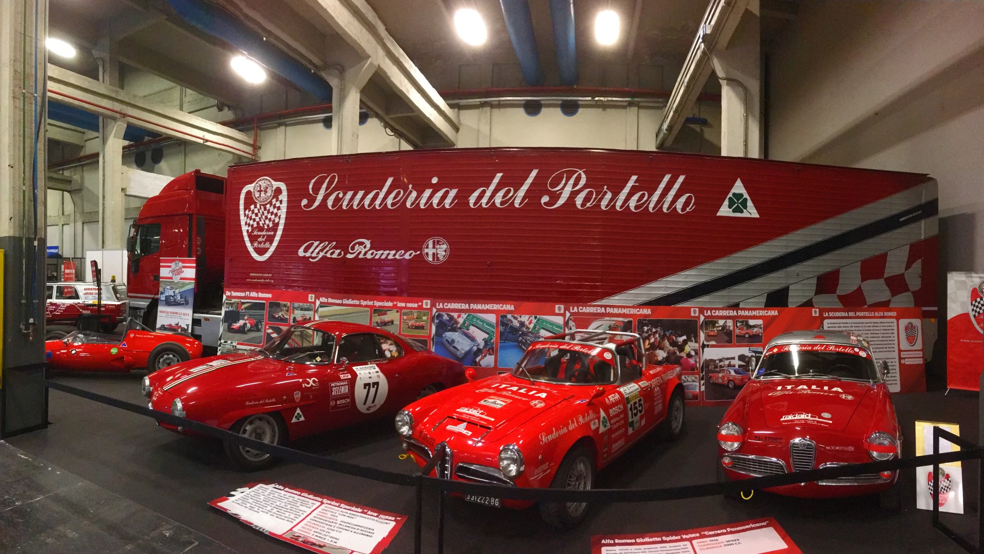 Automotoretrò 2019: Lo stand Scuderia del Portello