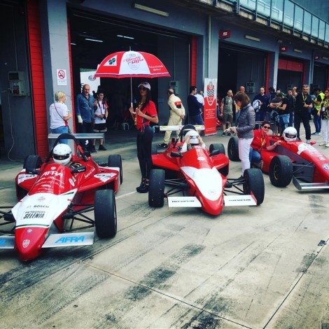 Imola, Historic Minardi Day 2018: le Formula Alfa Boxer del Portello.