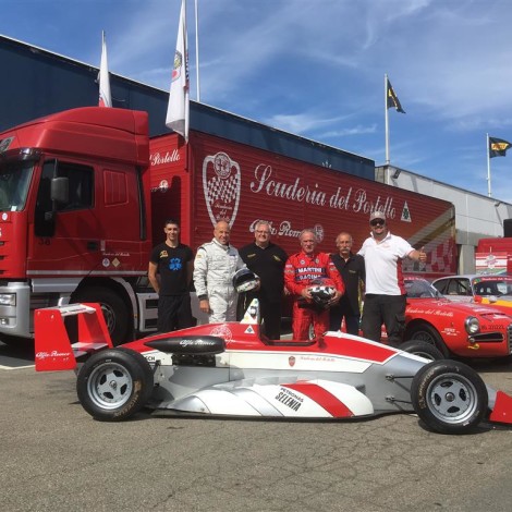 L’equipaggio Bicciato - Buonomo con la F3 Dallara Alfa Romeo.