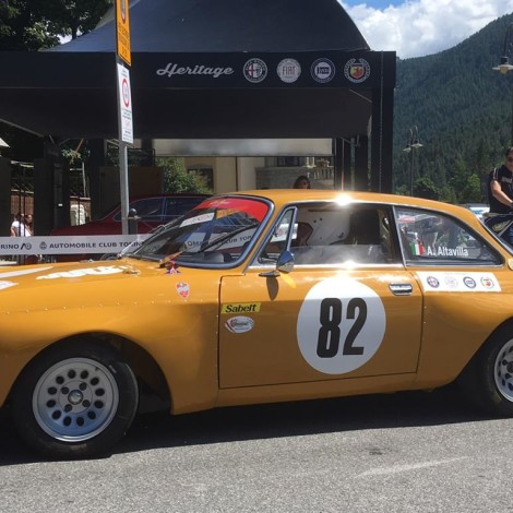 Cesana-Sestriere 2018: Alfredo Altavilla su Alfa Romeo Giulia GTAM. Foto di: www.fotograficasestriere.com