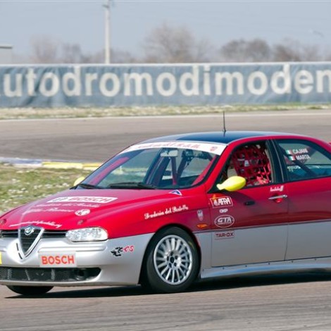 Drive Experience Davide Cironi Track Day, Autodromo di Modena, 3 marzo 2019: Marco Cajani su 156 Super Produzione. Foto di Dario Pellizzoni.