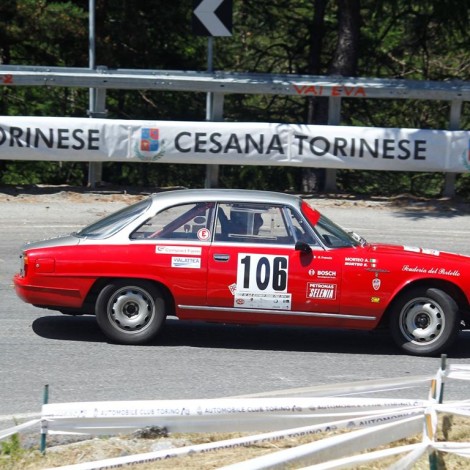 Cesana-Sestriere 2018: Alessandro Morteo su Alfa Romeo 2600. Foto di: www.fotograficasestriere.com