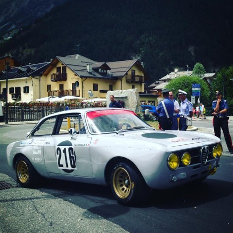 Cesana-Sestriere 2017, Alfredo Altavilla su Alfa Romeo GTAM.