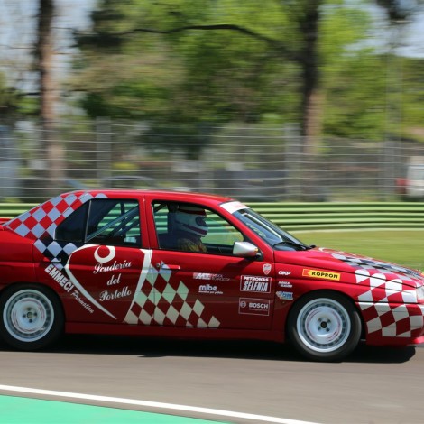 Motor Legend Festival 2018, Imola: Renato Benusiglio su 155 gruppo “N”. Foto di Massimo Campi.