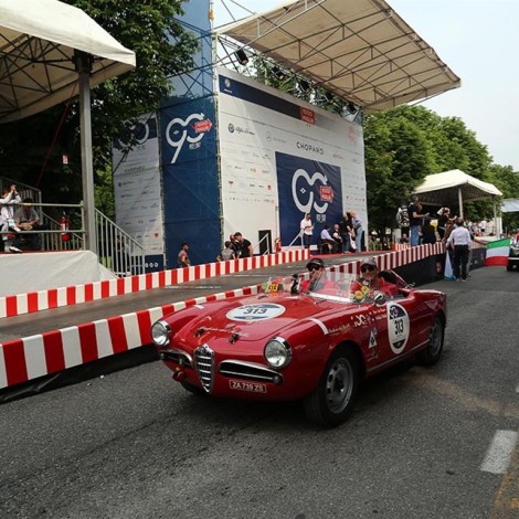 Mille Miglia 2017, la partenza, Giulietta Spider tipo 750G “Sebring”