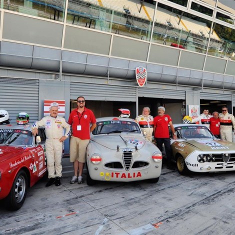 Monza 2017, i box della Scuderia del Portello