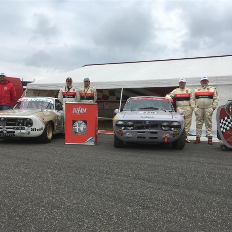 Nurburgring 24 Ore 2018: Marco Cajani e Renato Ambrosi su Alfa Romeo GTV 2000, Lorenzo Moramarco e Alessandro Morteo su Alfa Romeo 1750 GTAM.