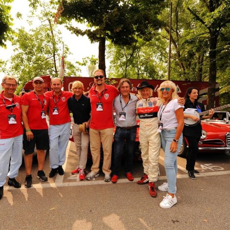 Vernasca Silver Flag 2017, la Scuderia del Portello Sezione Benelux con Arturo Merzario e Franco Bobbiese.